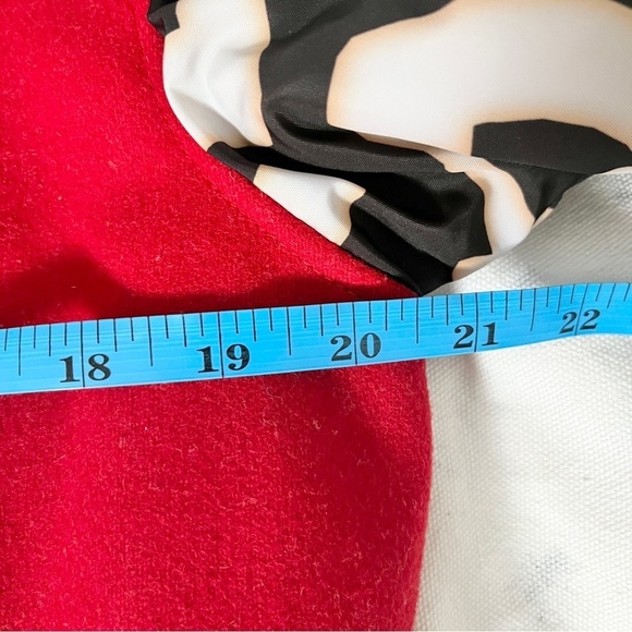 Joyrich Retro Y2K 90s Graffiti Wool Blend Varsity Letterman Red Bomber Jacket, M - Picture 16 of 16